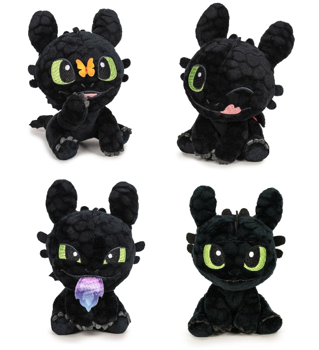 (Mis 5) DRAGON TRAINER 4 (HTTYD) Toothless Expressions Peluche 30cm – 4ass…x12